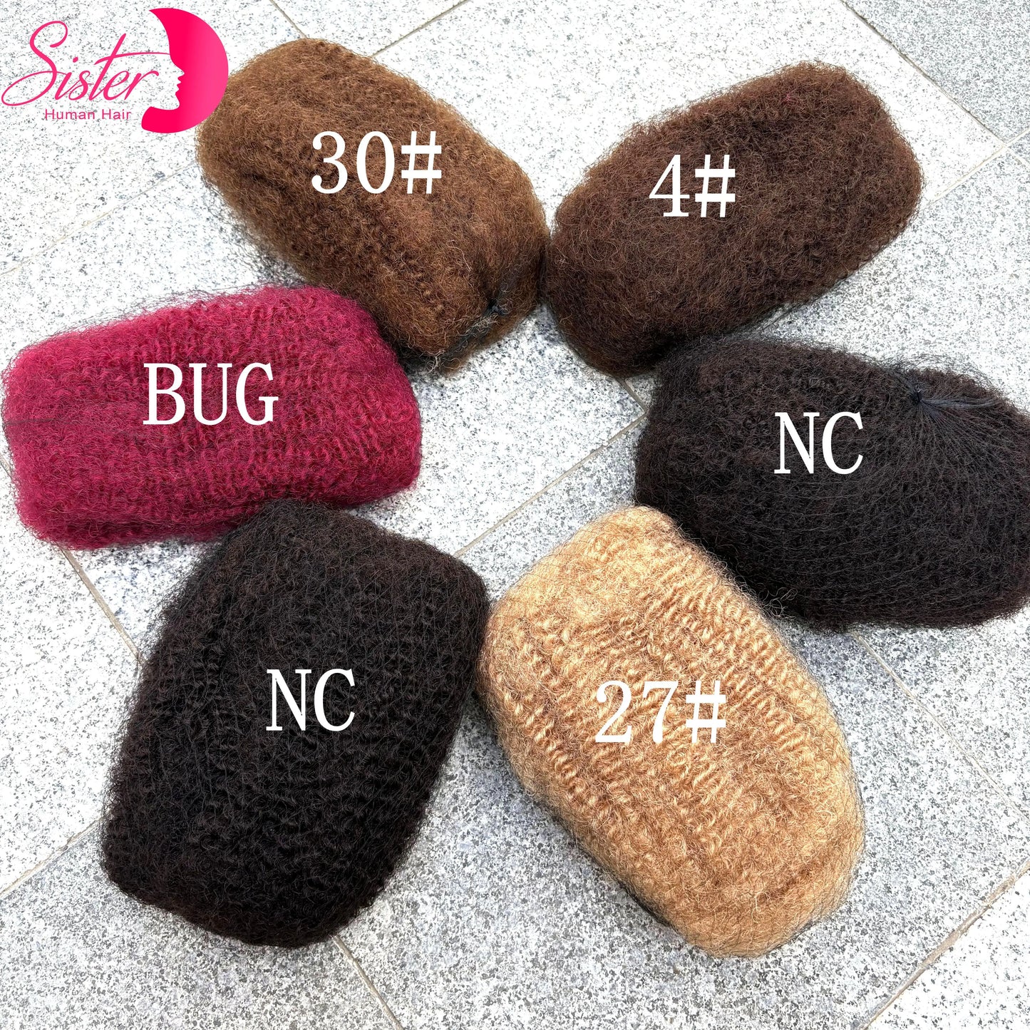 4C Afro Kinky Human Hair Bulk | Locs, Twists & Braids Extensions | 10-18in