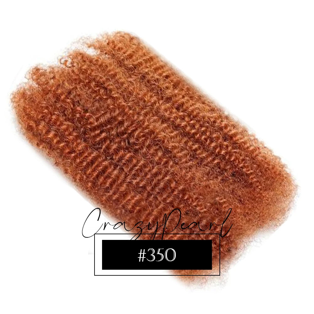 Afro Kinky Bulk Human Hair for Dreadlocks & Locs | 98% Peruvian Hair Twist Braiding Extensions - view 6
