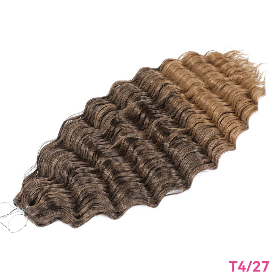 Anna Curls Loose Wave Synthetic Crochet Braiding Hair 24in | 50 Strands | 22 Colors - view 53