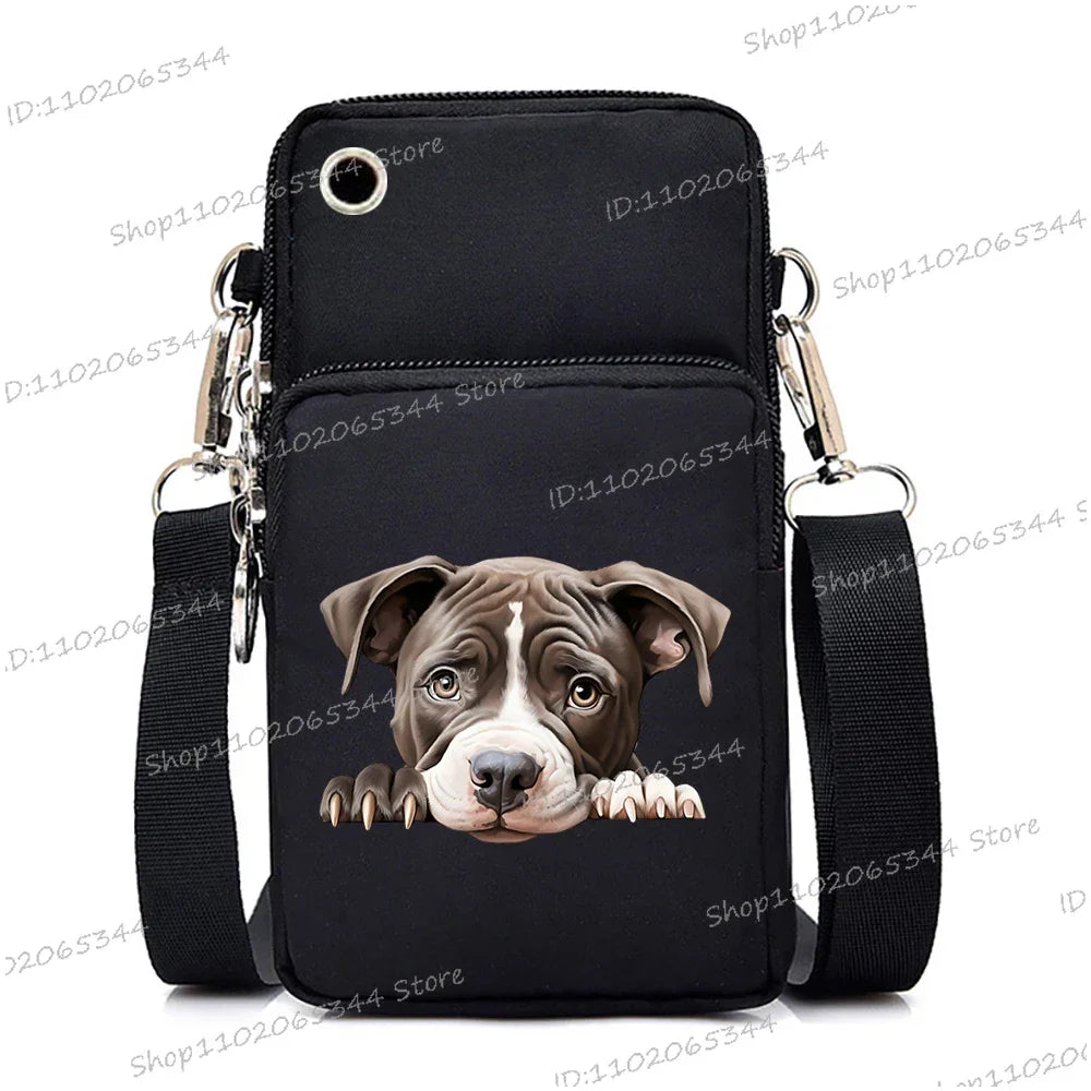 3D Dog Print Mini Bag | Unisex Crossbody & Shoulder Purse Luxegan
