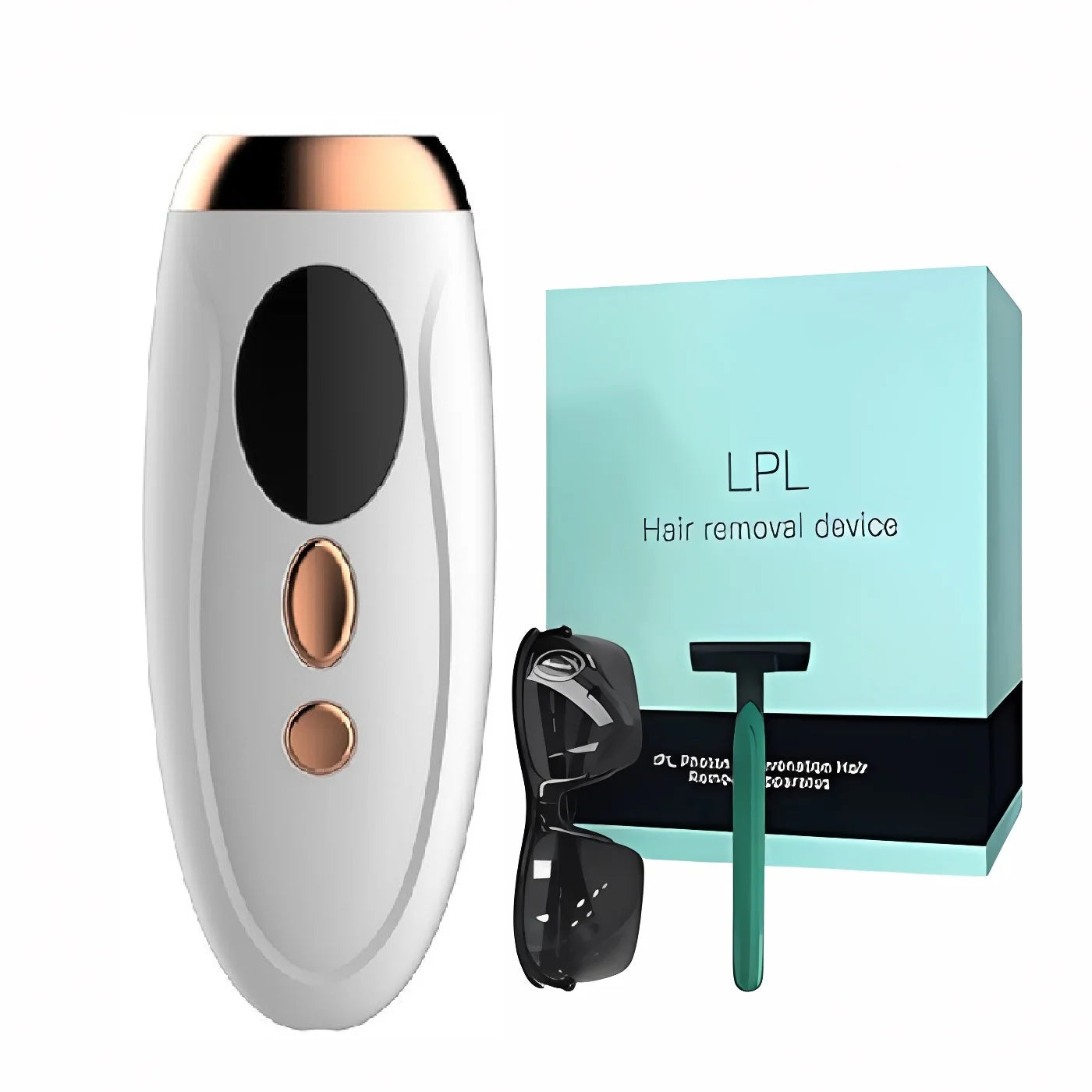Portable 999,999 Flash IPL Laser Epilator | Sophisticated "Permanent Reduction" Silhouette | Elegant Painless Women’s Body & Bikini Epilator | "Dignified" High-Performance Hair Removal for Radiant Versatile Styling Luxegan