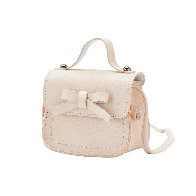 Kids’ Mini Bowknot Crossbody Purse | Fashionable Little Girl’s Small Coin Pouch | Trendy PC Hard Shell Toddler Handbag & Minaudiere (Unisex) Luxegan