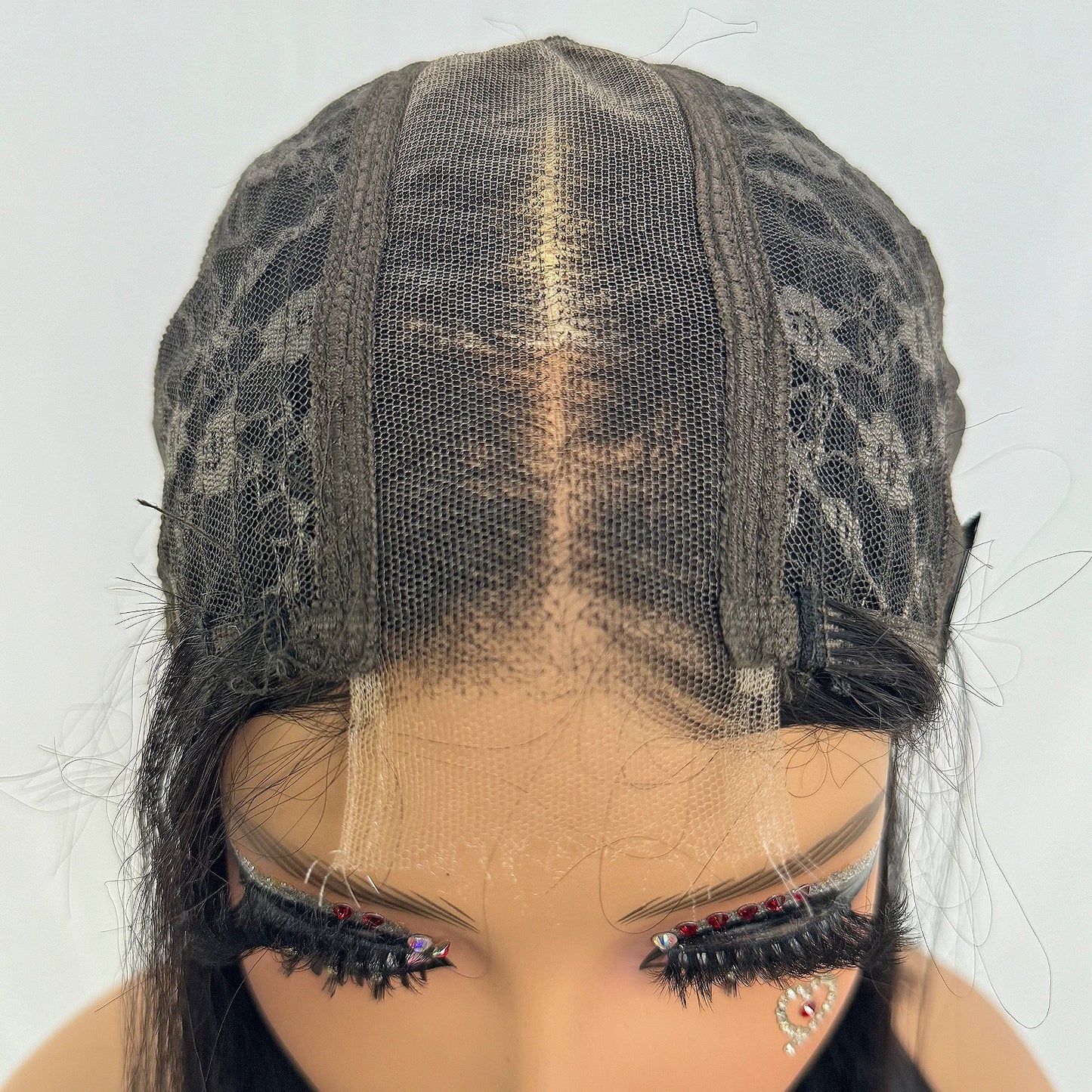 2x6 HD Lace Closure Wig 16A Double Drawn Raw Vietnamese Human Hair Wig 1BT4 Color Bone Straight Human Hair Wig for Black Women