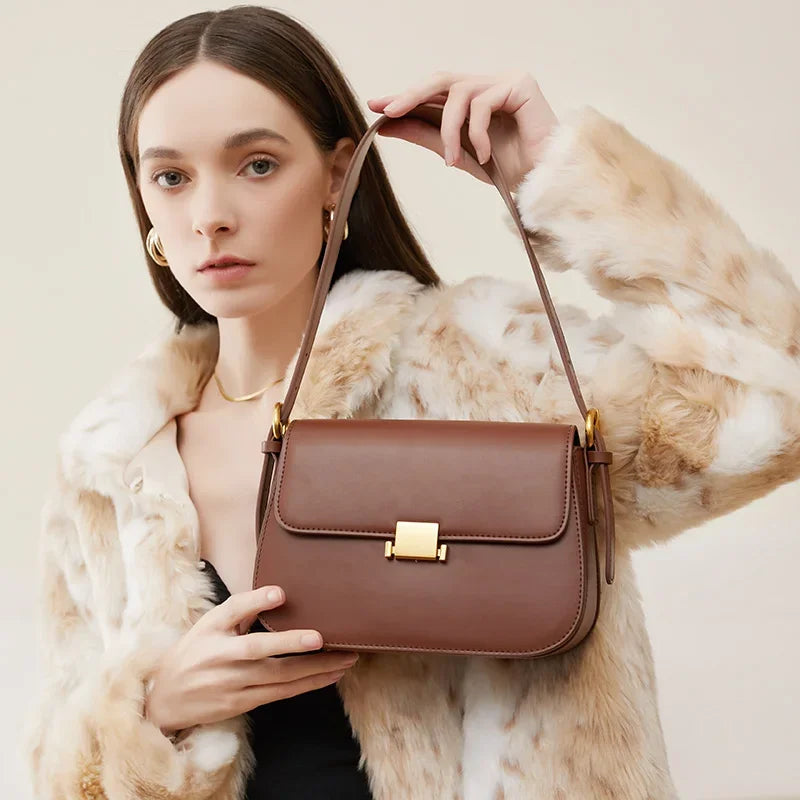 Women’s Genuine Leather Summer Shoulder Bag | Sophisticated Armpit & Crossbody Bag - view 2