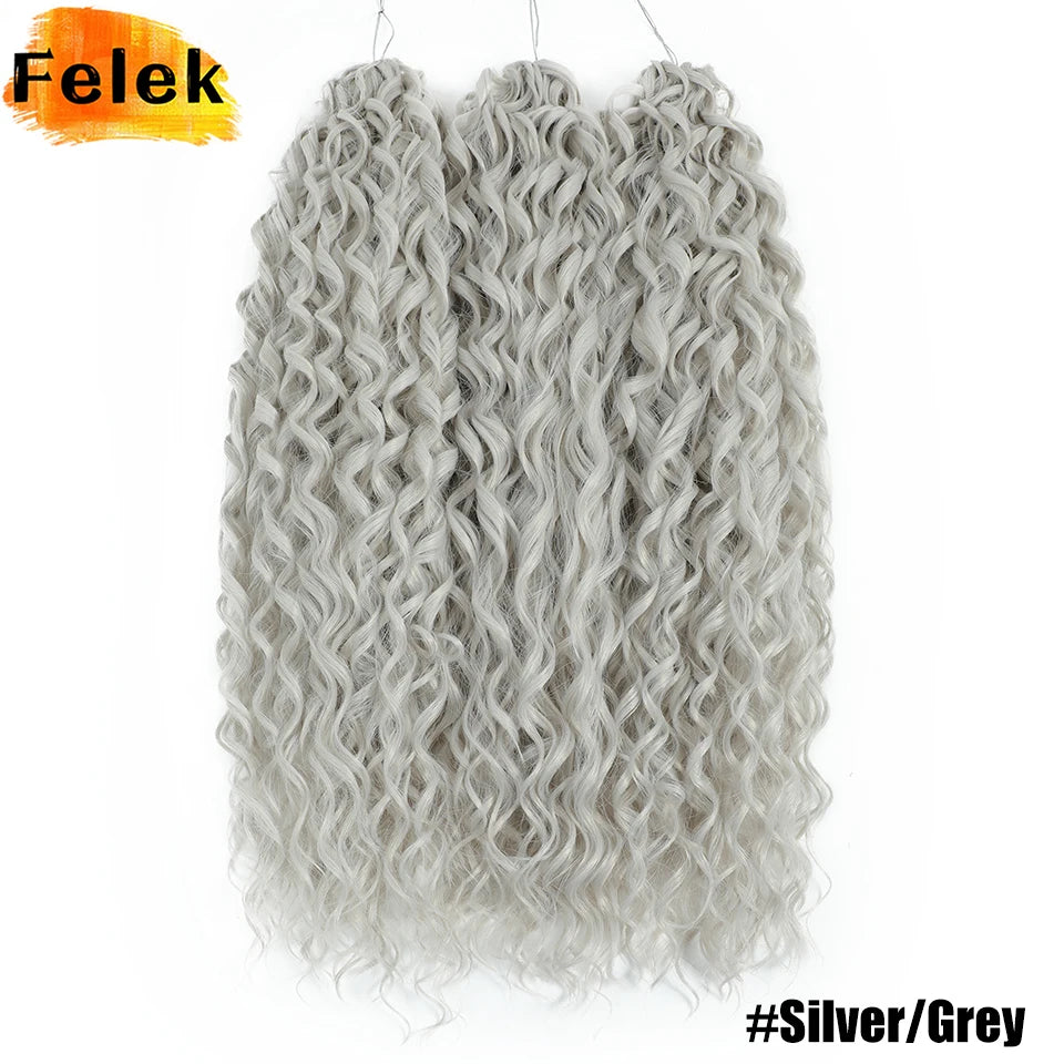 Jessica Hair Deep Wavy Twist Crochet Hair 22 Inch | 100G | 54 Colors | 3 Packs/Lot