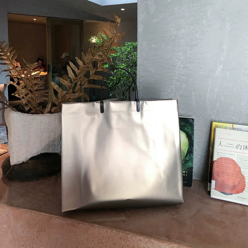 Custom Logo Promotional Gift Bags | 20-Piece Bulk Set for Shopping Mall Advertising | Personalized Wedding & Event Handbags | High-Quality Plastic Packaging (Model 9995) Luxegan