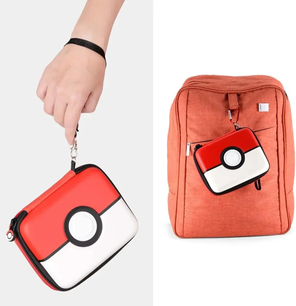 Premium Hard Shell Pokémon TCG Card Storage Box | Elite Anime-Themed Portable Clutch Bag | High-Capacity 400+ Card Protection Case | Protective Collector's Travel Pack for Ages 14+ Luxegan
