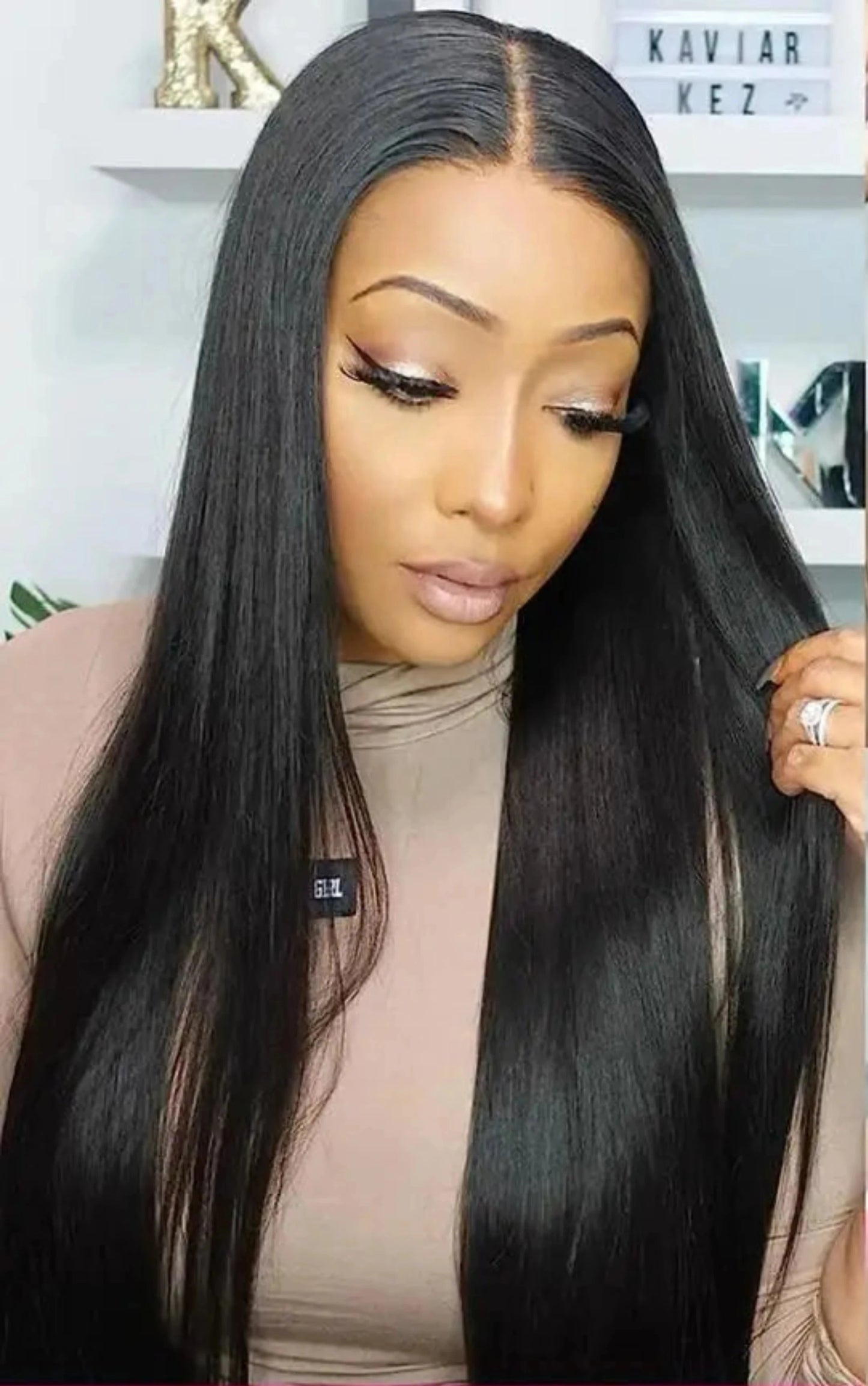 Glueless Brazilian Remy Hair Human Hair | Black