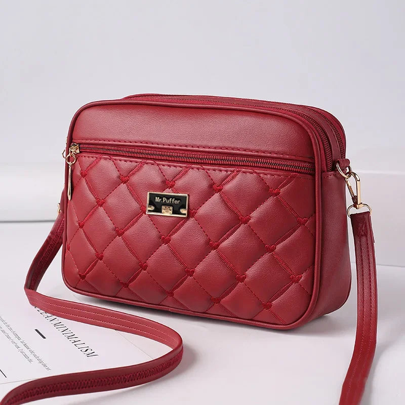 Women's Square Messenger Bag | Versatile Crossbody & Handbag Luxegan