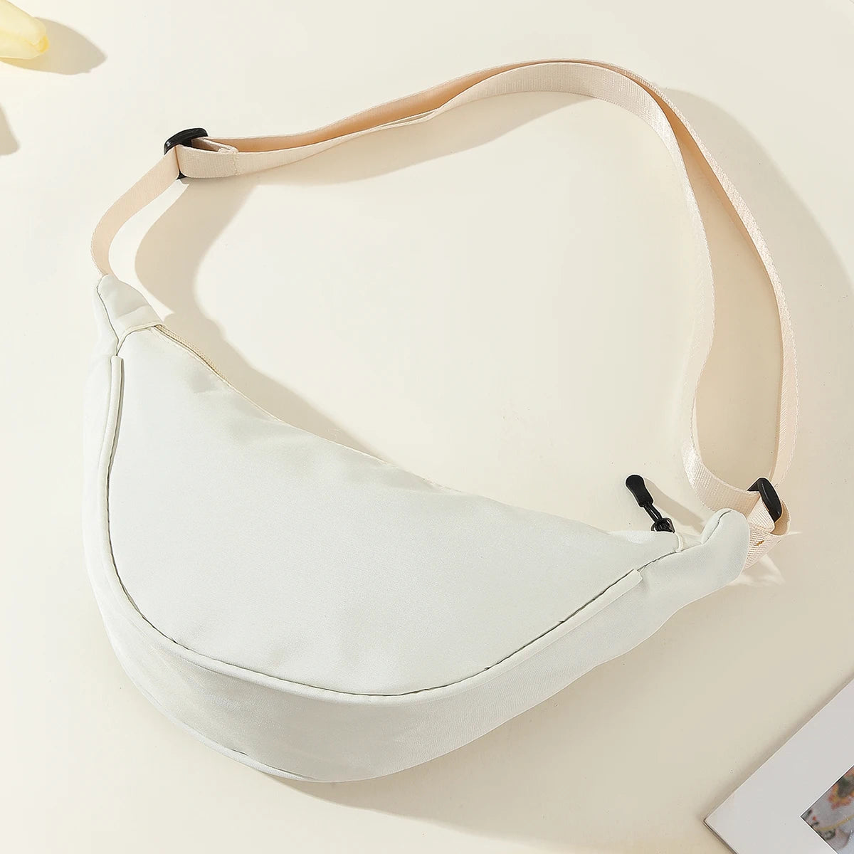 Unisex Fashion Hobo Messenger Bag | Versatile Nylon Sling & Crossbody Bookbag | Casual Large Capacity Satchel with Adjustable Strap (60–105cm) Luxegan