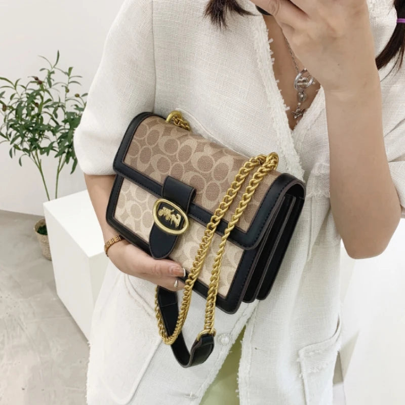 Fashion Chain Shoulder Bag | Classic Designer Crossbody Handbag Luxegan