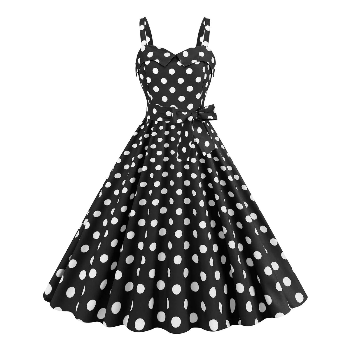 Plaid Off-the-Shoulder Square Collar Sleeveless Sash Loose Fit Ball Gown Midi Dress – Elastic Waist, Spring/Summer Luxegan