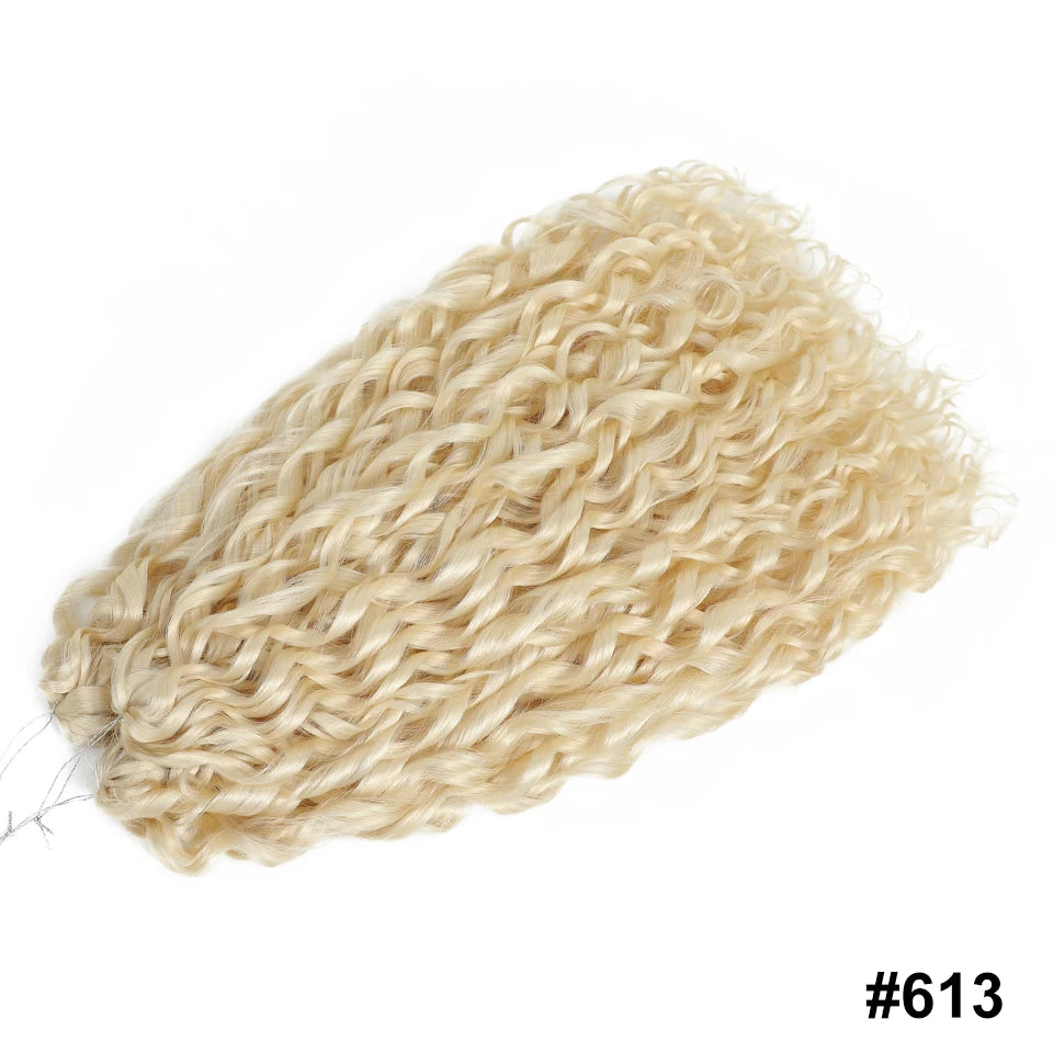 Jessica Curls Crochet Braiding Hair | Synthetic Water Wave Twist Hair 22 Inch | 53 Colors