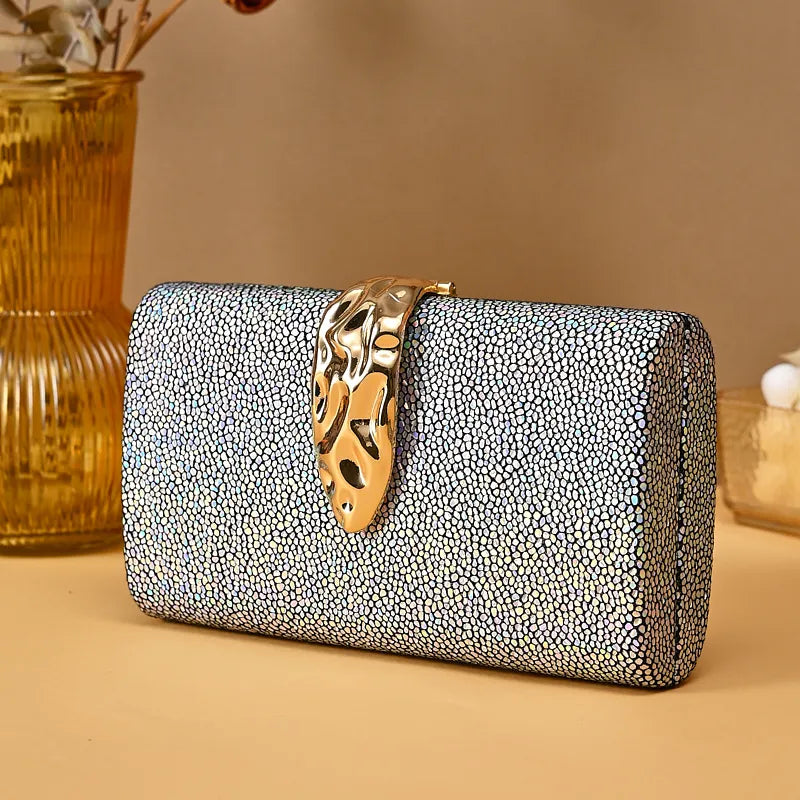 New Fashion & Simplicity Wedding Party Clutch Bag | Long Small Square Evening Handbag Luxegan