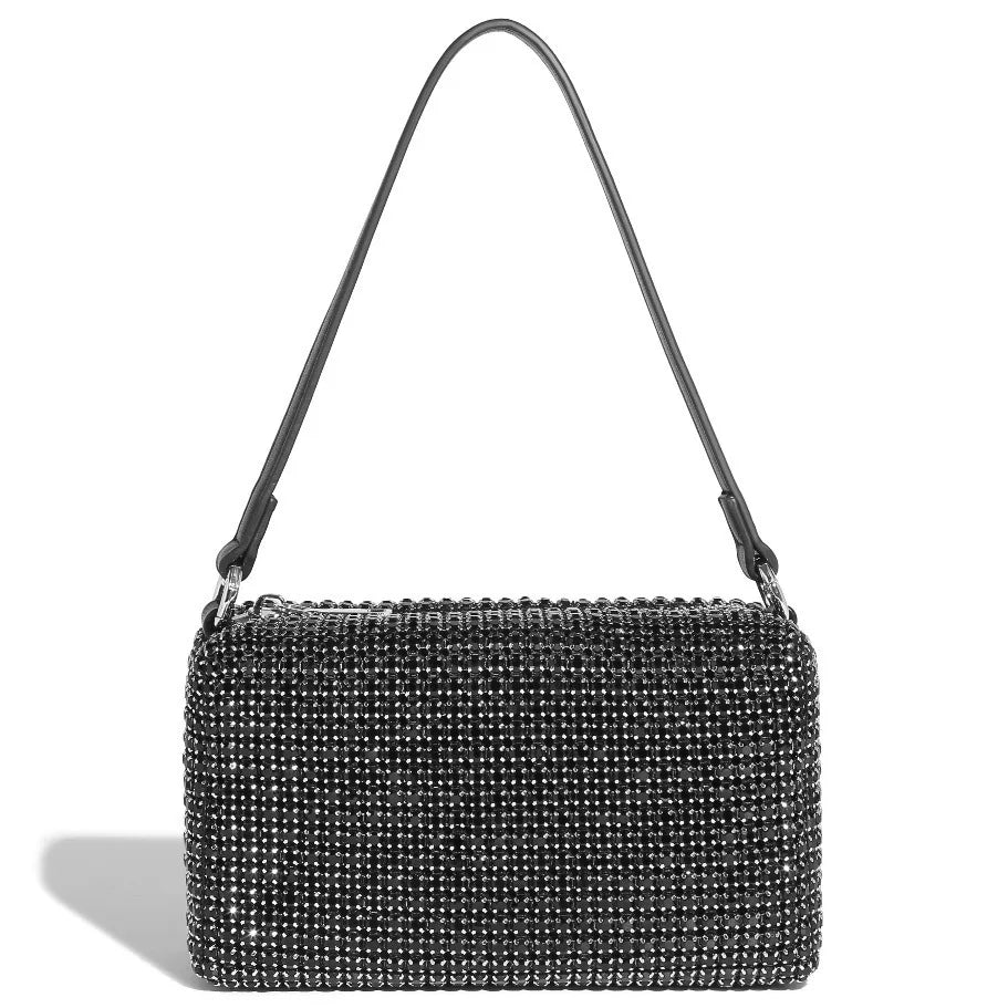 Sparkly Rhinestone Clutch | Elegant Party & Daily Crossbody Luxegan