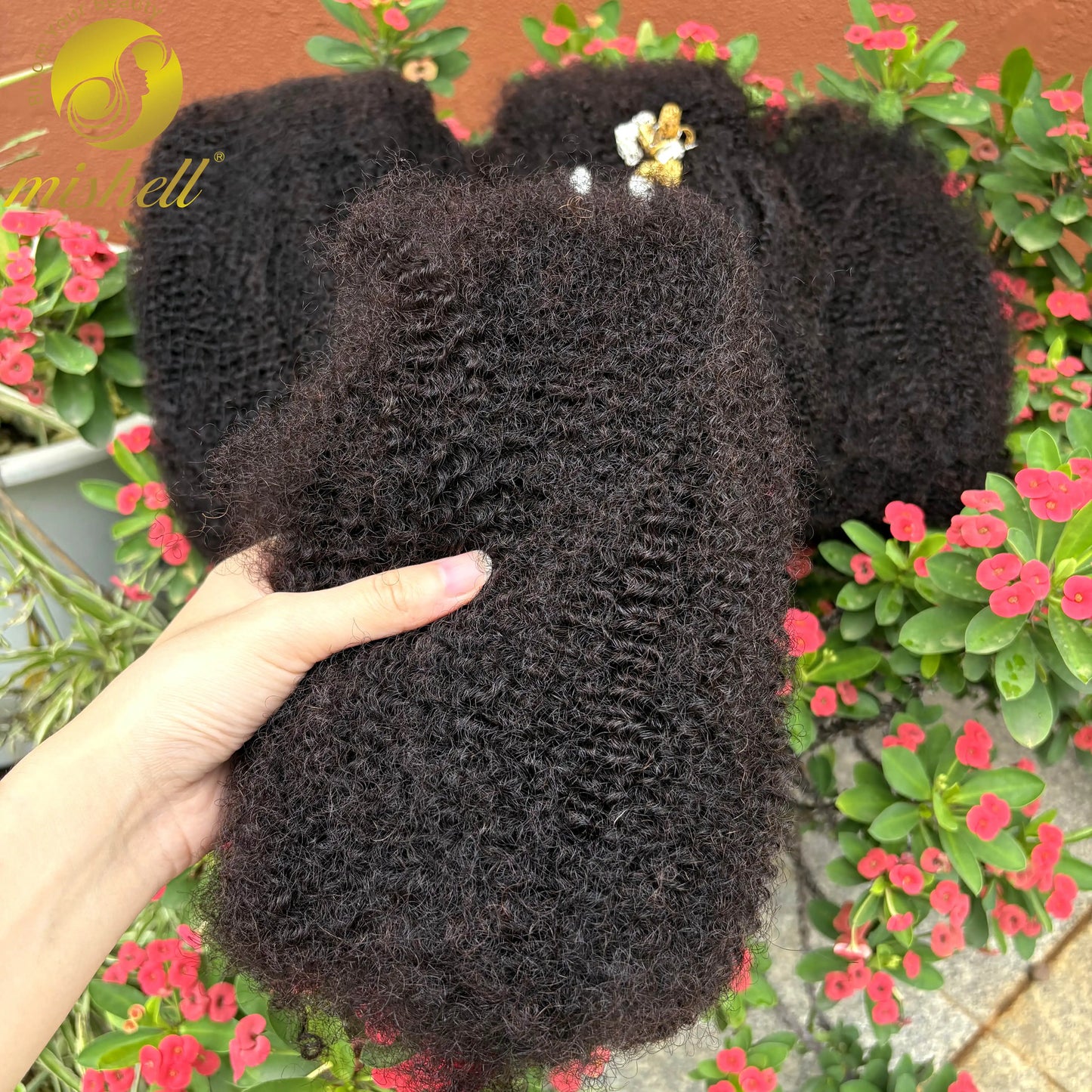 4C Afro Kinky Human Hair Bulk – 100% Raw Peruvian Hair for Locs, Twists & Braids