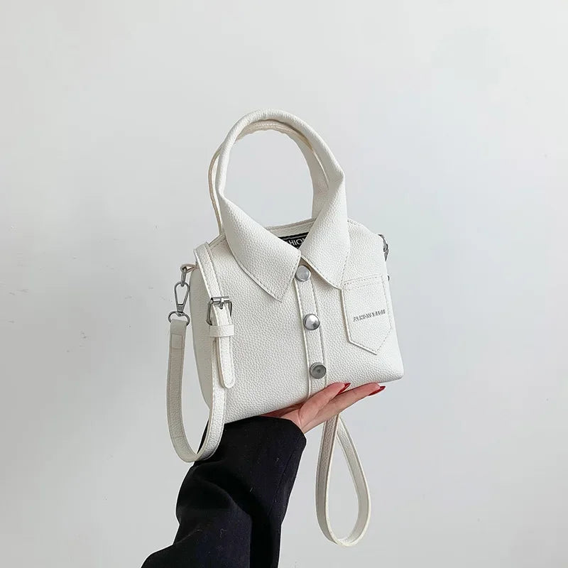 Square Compact Shoulder & Crossbody Bag | Unique Design High Quality Handbag for Women (Designer Style Bolso) Luxegan