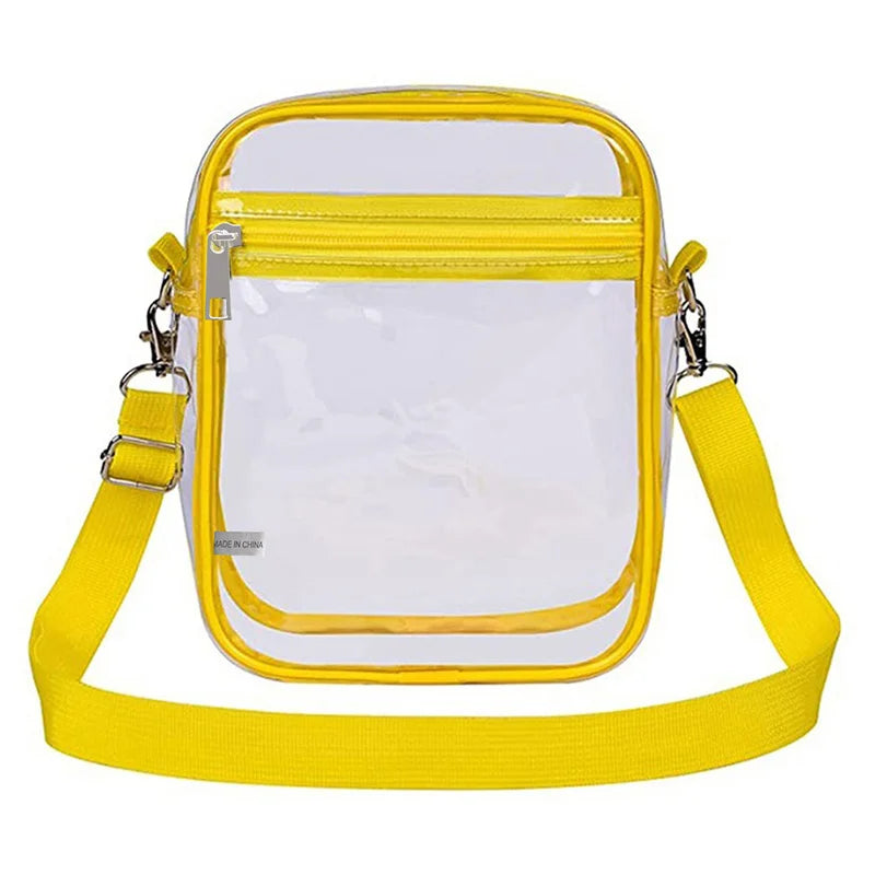 Transparent Crossbody Bag | Simple Waterproof Small Square Bag Luxegan