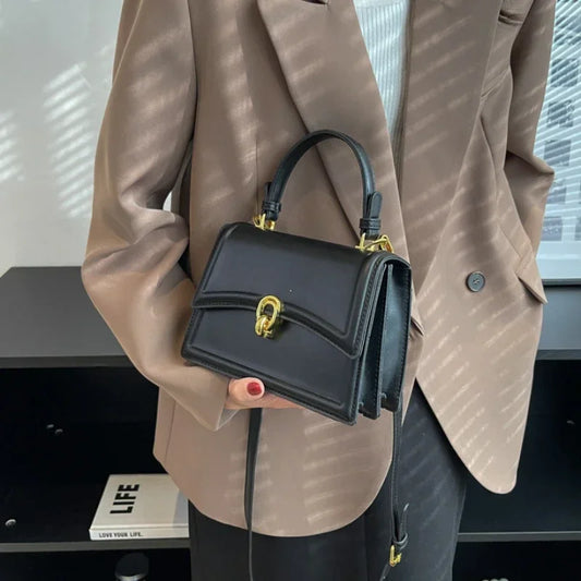 New Small PU Leather Crossbody Bags for Women | Simple Totes Shoulder Bag & Lady Luxury Brand Designer Handbags and Purses Luxegan