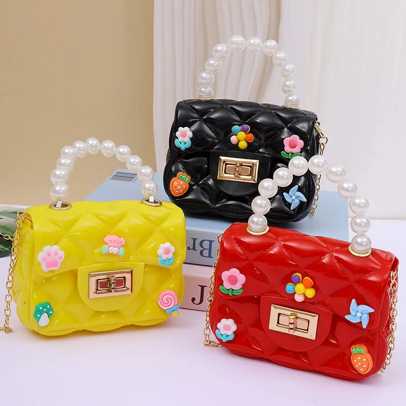 Barbie Fashion Women's Crossbody Bag | Mini Shoulder Bag, Mobile Phone Coin Purse & Cosmetics Storage Small Square Bag Luxegan