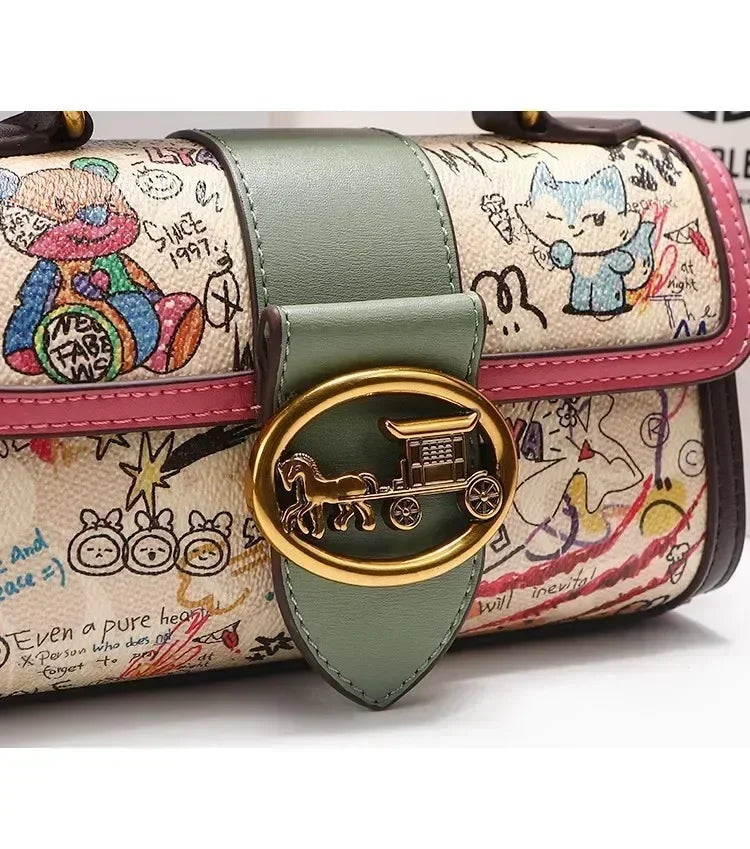 Women's Designer Baguette Bag | Crossbody Shoulder Purse & Travel Tote Luxegan