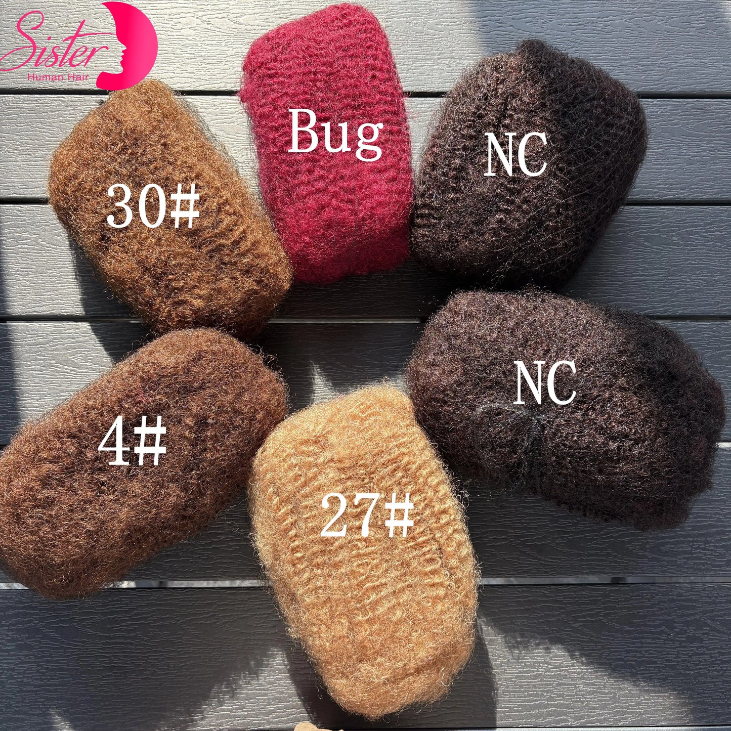 4C Afro Kinky Human Hair Bulk | Locs, Twists & Braids Extensions | 10-18in