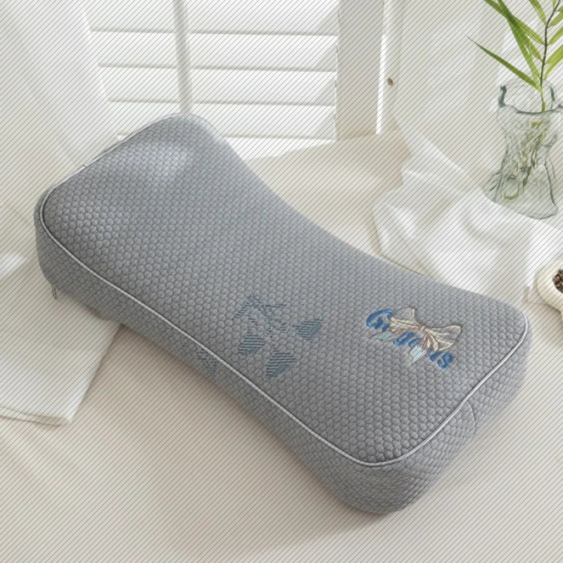 New Summer Cooling Buckwheat Pillow | Sophisticated "Doudou" Rectangular Silhouette | Elegant Breathable Student & Adult Home Essential | "Dignified" High-Performance Grade A Bedding for Radiant Versatile Styling Luxegan