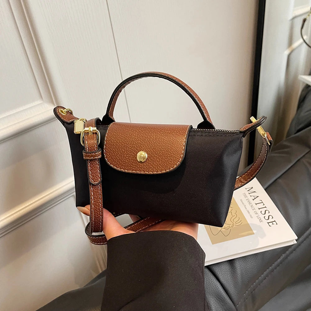 New Hot Sale Plaid Canvas Dumpling Bag | Crossbody Shoulder Bag & Lightweight Handbag Luxegan