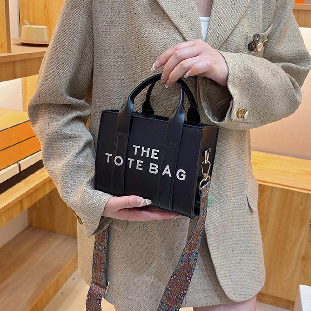 New Letter Tote Bag | European & American Fashion Crossbody & Retro Handbag Luxegan