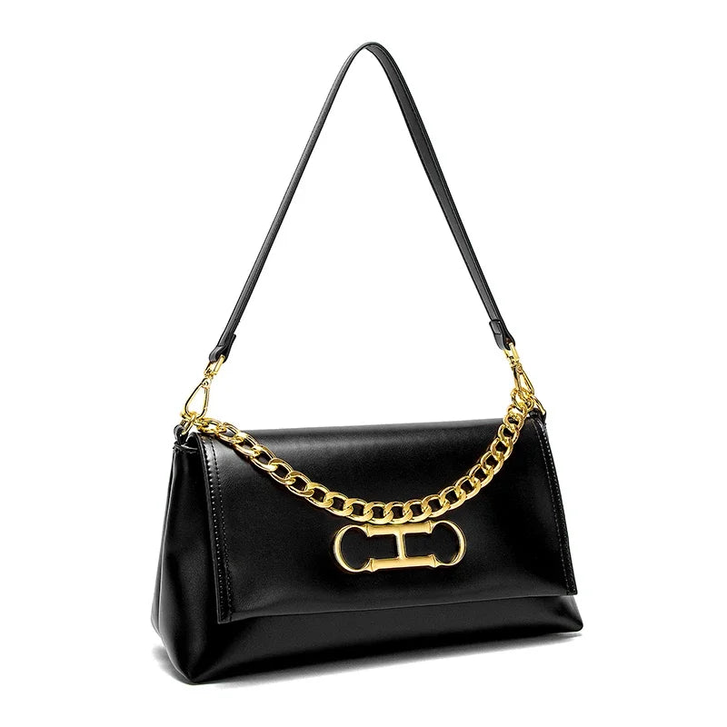Pure Simple Classic Retro Square Ladies Shoulder Bag | Fashionable Exquisite Workmanship New Women's Crossbody Bag Luxegan