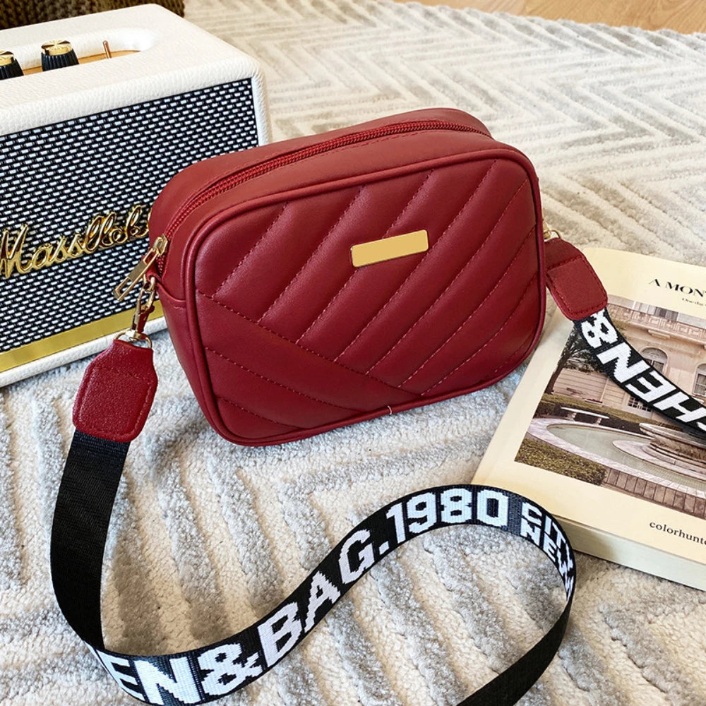 High-Quality PU Shoulder Bags for Women | Simple Crossbody Casual Messenger Bag & Phone Bag Luxegan