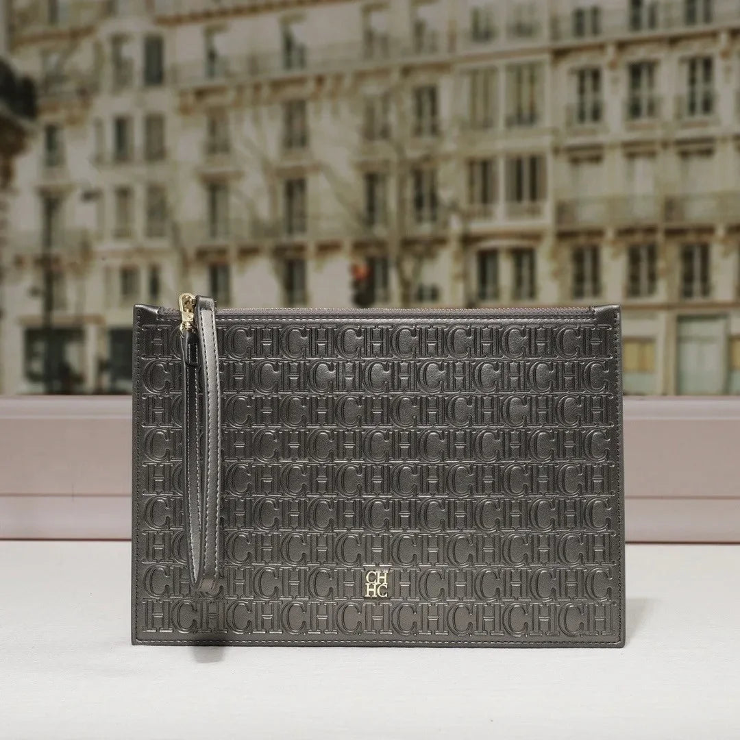 CH Classic High-Quality Letter Print Bag | Multi-functional Clutch & Small Square Bag Luxegan