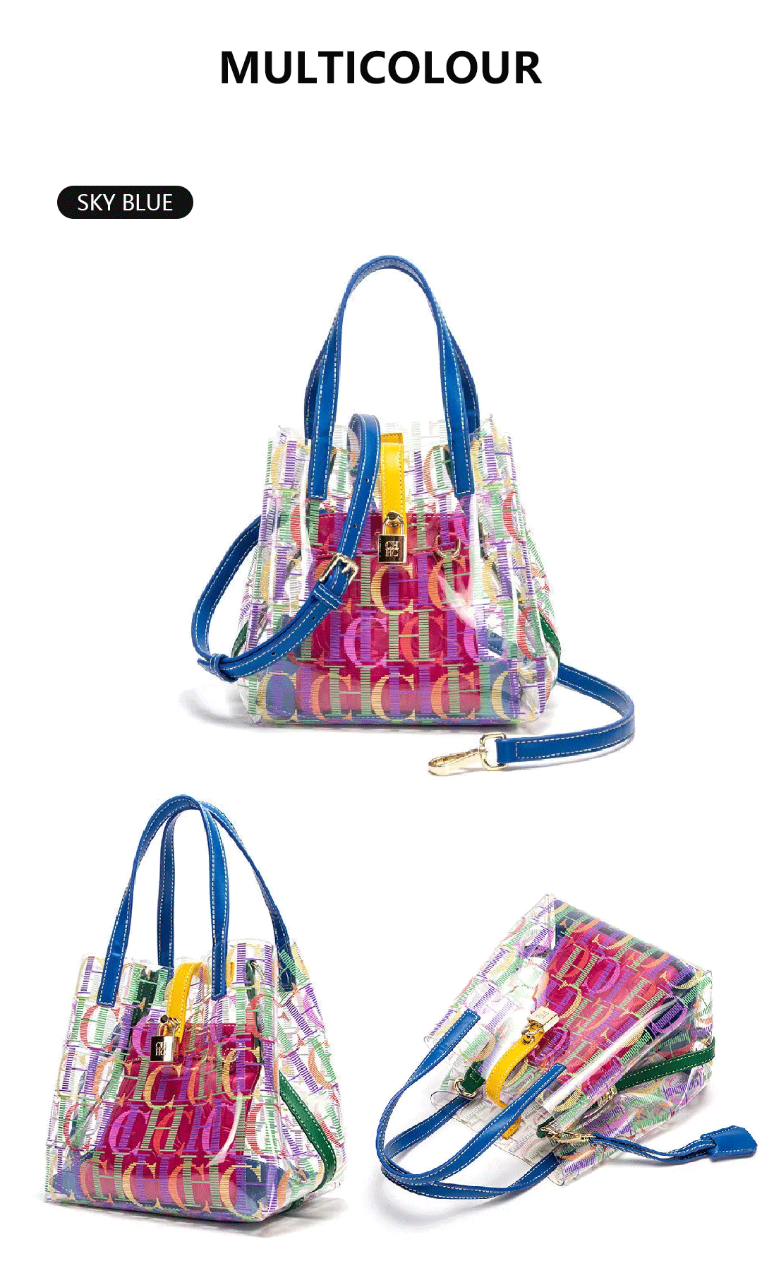 PVC Solid Bucket Bag | Soft Fashion Large Capacity Premium Tote Luxegan