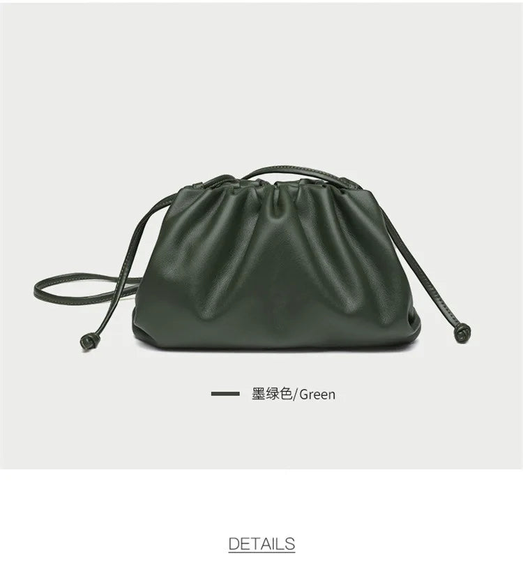 Luxury Soft PU Leather Women's Shoulder Bag | High Quality Small Crossbody Bags & Fashion Female New Handbags (Messenger Hobos) Luxegan