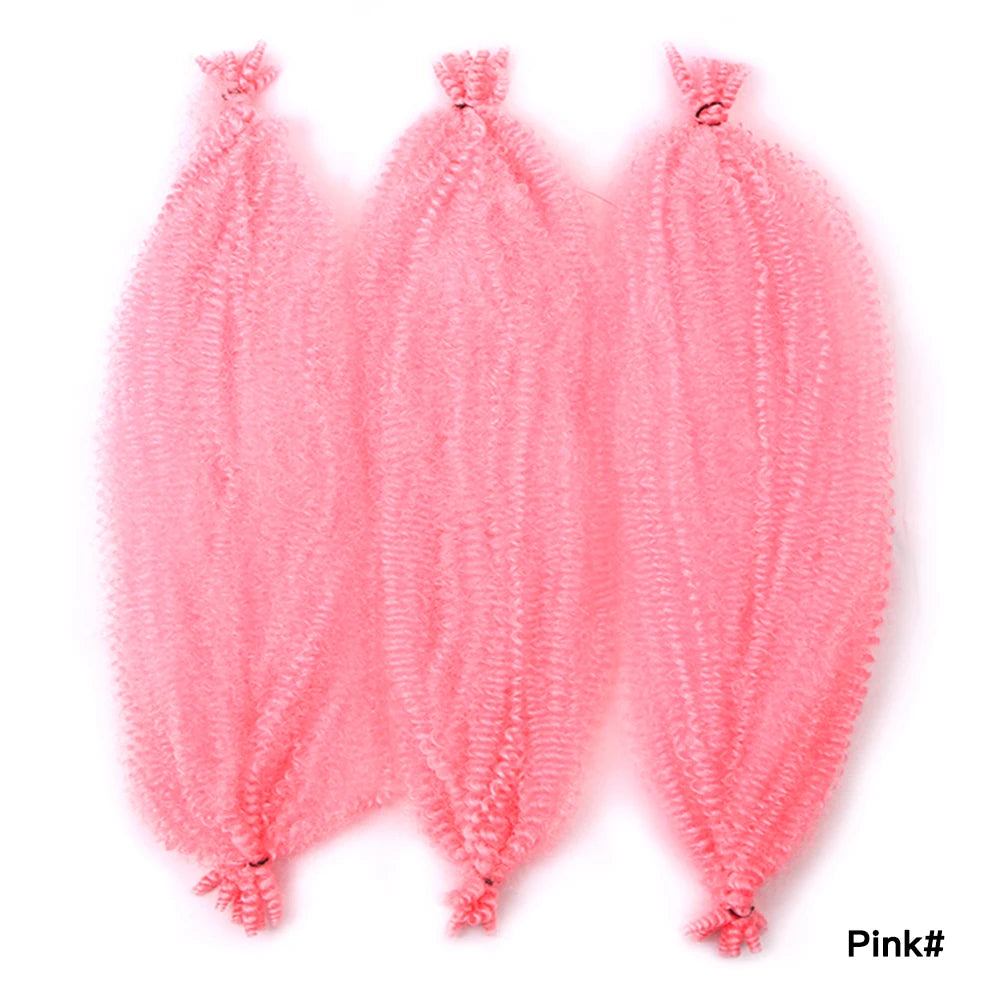Afro Twist Crochet Hair – Pre-Separated Marley Braids for Natural Styles