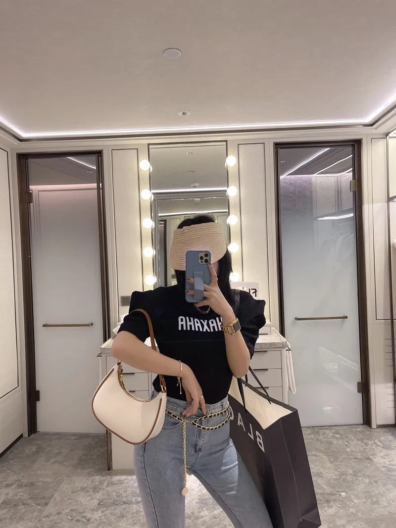 Small Half-Moon Armpit Bag | Trendy French-Style Shoulder Purse Luxegan