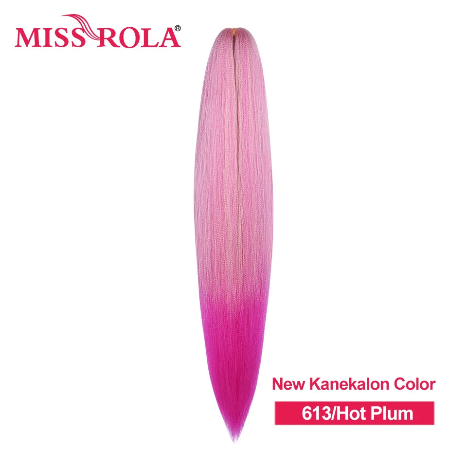 Jumbo Pre-Stretched Kanekalon Braiding Hair 24in – Ombré & Solid Colors Twist Braid Extensions - view 61