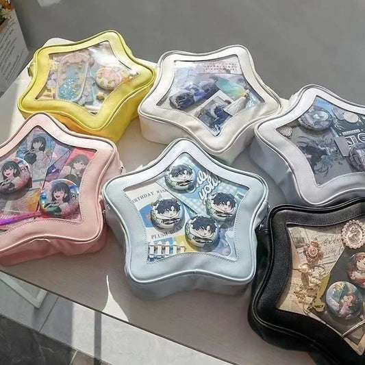 Original Cute Kawaii Ita Bag | Anime Five Pointed Star Two-dimensional Crossbody Bag &amp; Street Fashion Ulzzang Shoulder Bag Luxegan