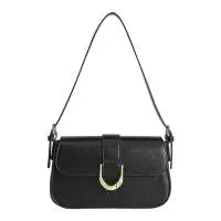 Retro Patent Leather Shoulder Bag for Women | Luxury Flap Crossbody & Solid Color Underarm Bag (Red Lady Handbag Luxegan