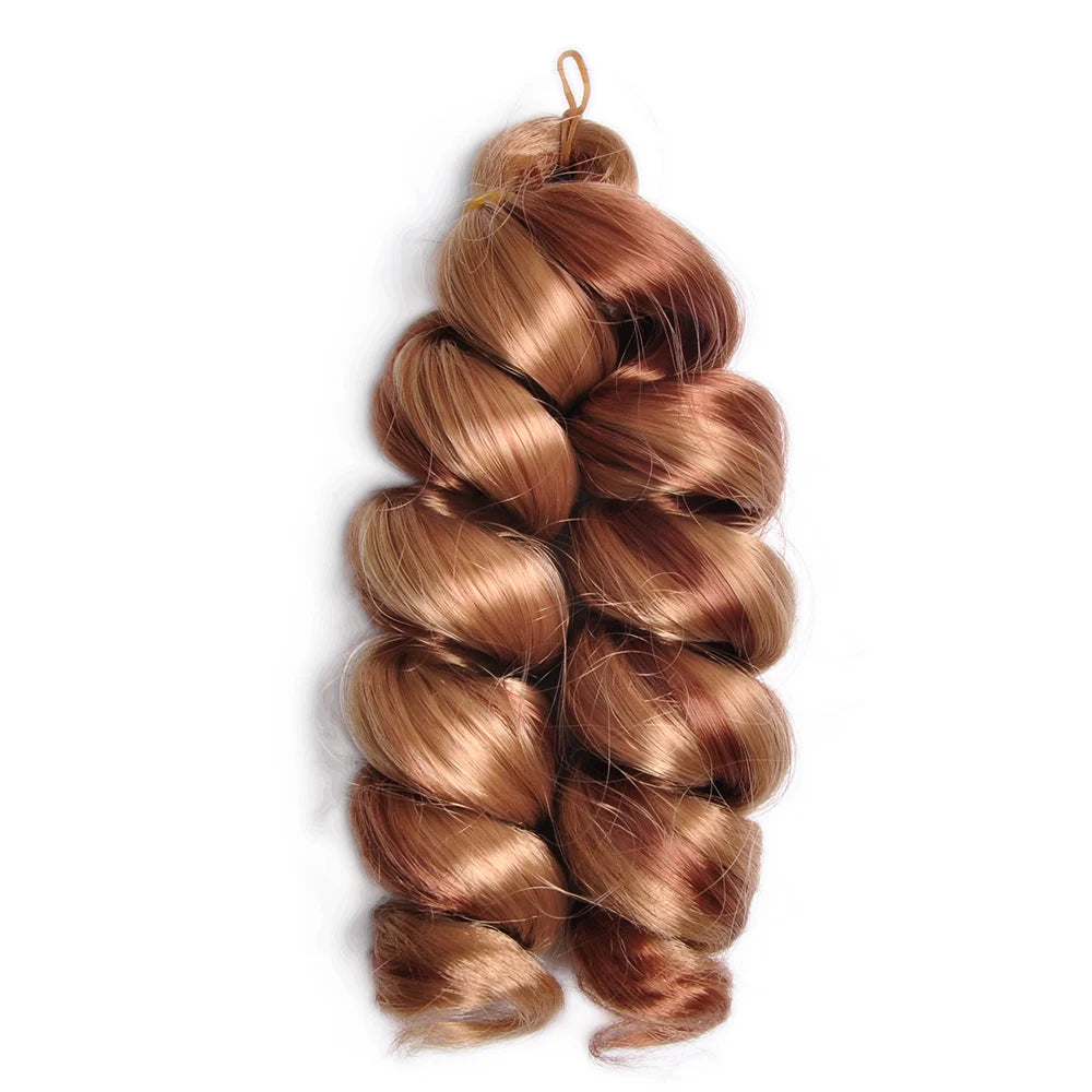 12 Inch French Curls Loose Wave Crochet Braids – Spiral Curly Synthetic Hair for Women - view 11