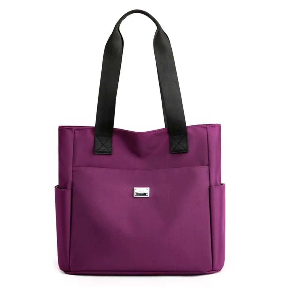 Unisex Waterproof Nylon Large Capacity Tote | Lightweight Practical Shoulder Bag Luxegan