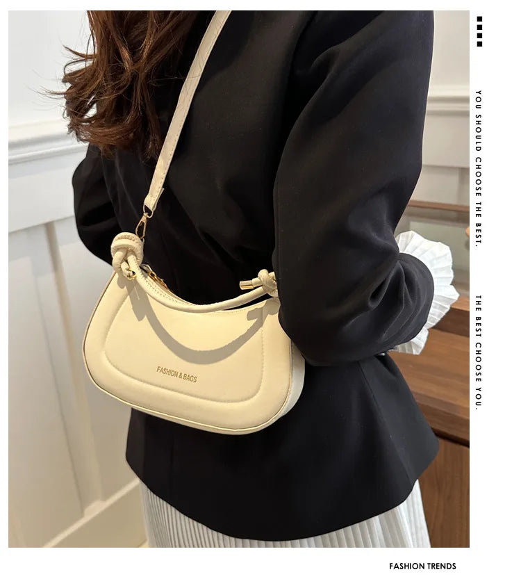 Trendy Soft PU Leather Shoulder Bag | Women's Stylish Tote Purse, Phone Bag & Elegant Design Crossbody Bag Luxegan
