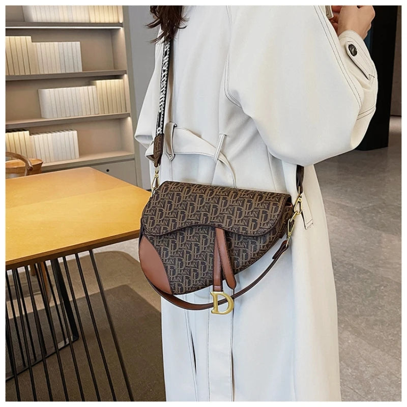 Girls' Hundred Handbag | Crossbody Saddle Bag with Comfortable Strap Luxegan