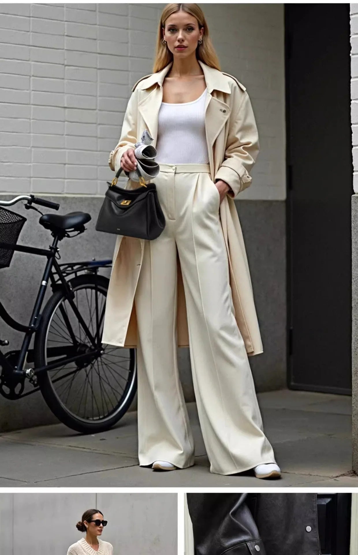 Lucia Lock Premium Leather Crossbody | Versatile Underarm Shoulder Bag & Purse | High-End Genuine Cowhide Satchel with Adjustable Strap (Temperament Collection) Luxegan