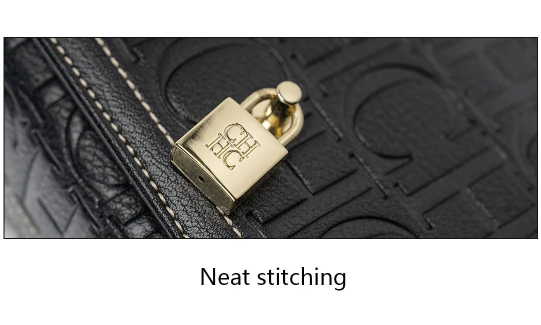 Elegant Letter Print Crossbody Bag | Niche Designer Satchel