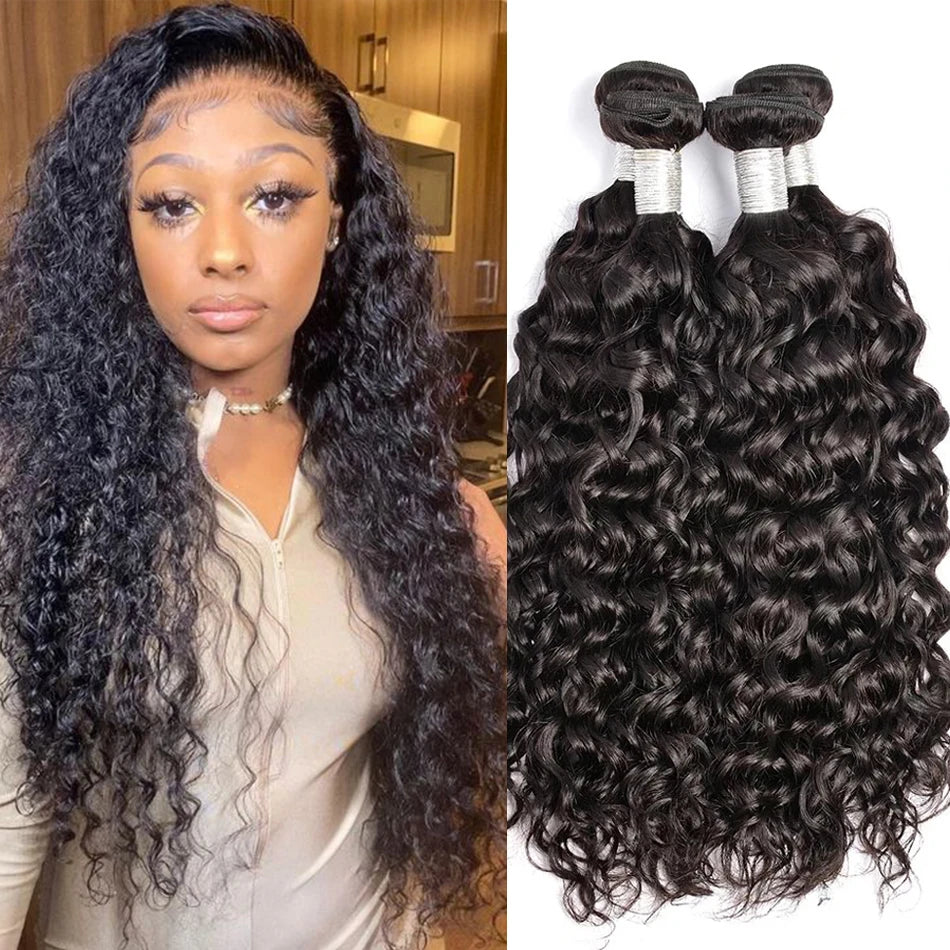 Short Bob Wig | Glueless 13x4 Lace Front Wig | Malaysian Remy Human Hair | Wet & Wavy | Ready to Wear