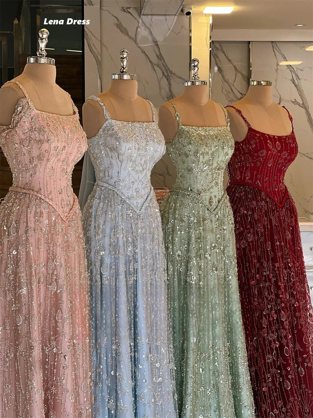 Luxurious Lace Prom Dress | Elegant Sweetheart A-Line Evening Gown | Modern Floor-Length Ball Dress with Shawl | Premium Knit Sleeveless Beads Formal Party Dress with Built-in Bra Luxegan