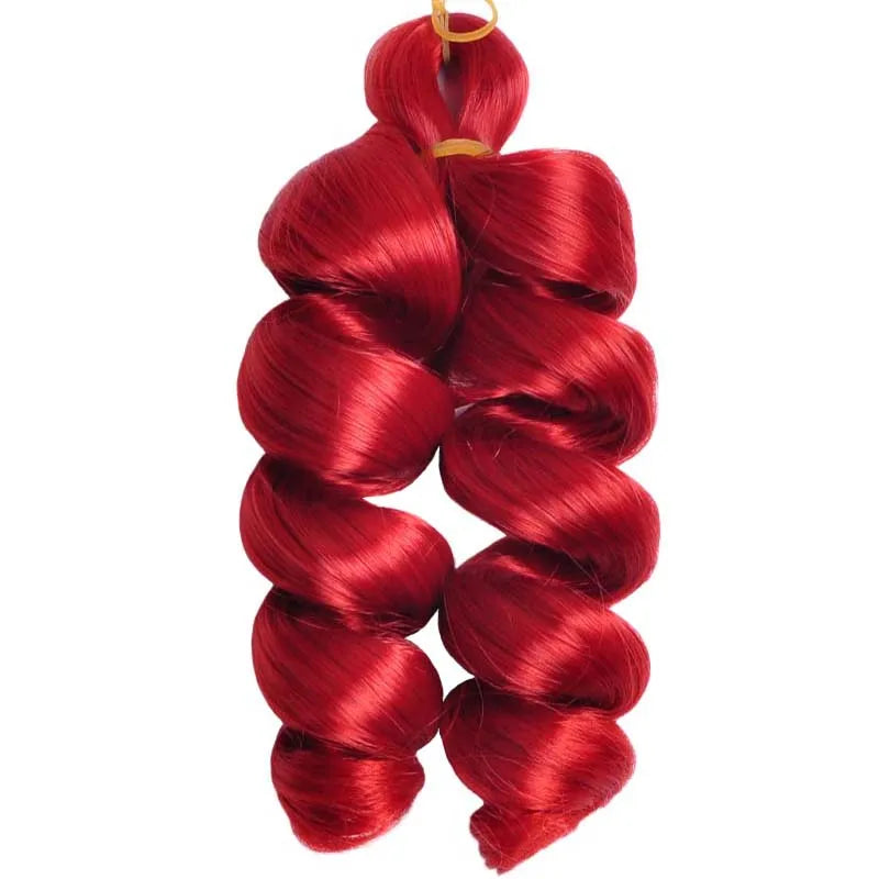 12 Inch French Curls Loose Wave Crochet Braids – Spiral Curly Synthetic Hair for Women