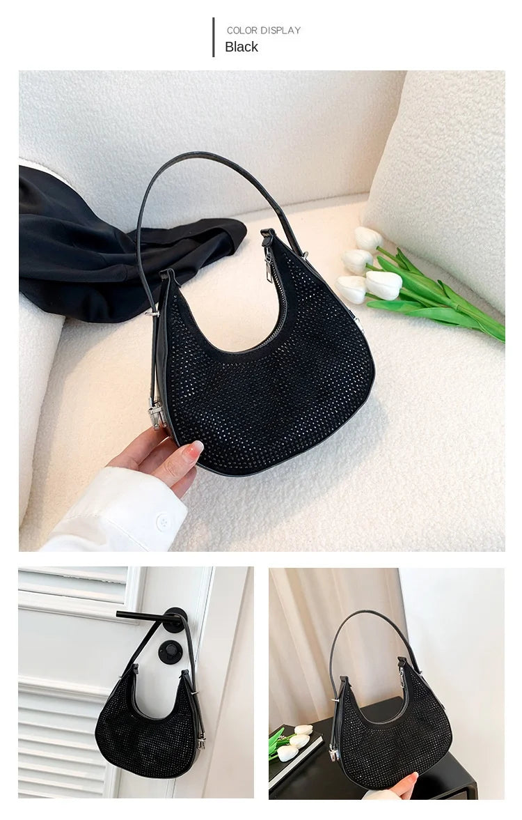Diamond Quilted Shoulder Bag | Summer Chain Crossbody Handbag Luxegan