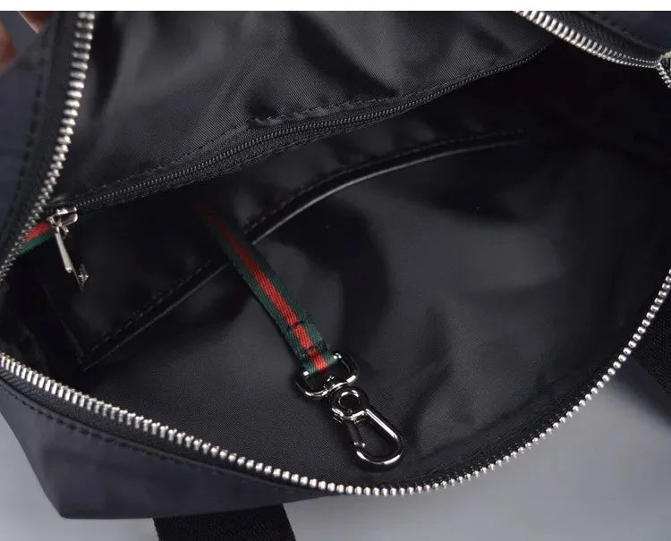 Designer Oxford Square Crossbody Bag | Sophisticated "Hit Trend" Satchel Silhouette | Elegant "Waterproof" High-Quality Handbag | "Dignified" Wear-Resistant Oxford Top for Radiant Versatile Styling Luxegan